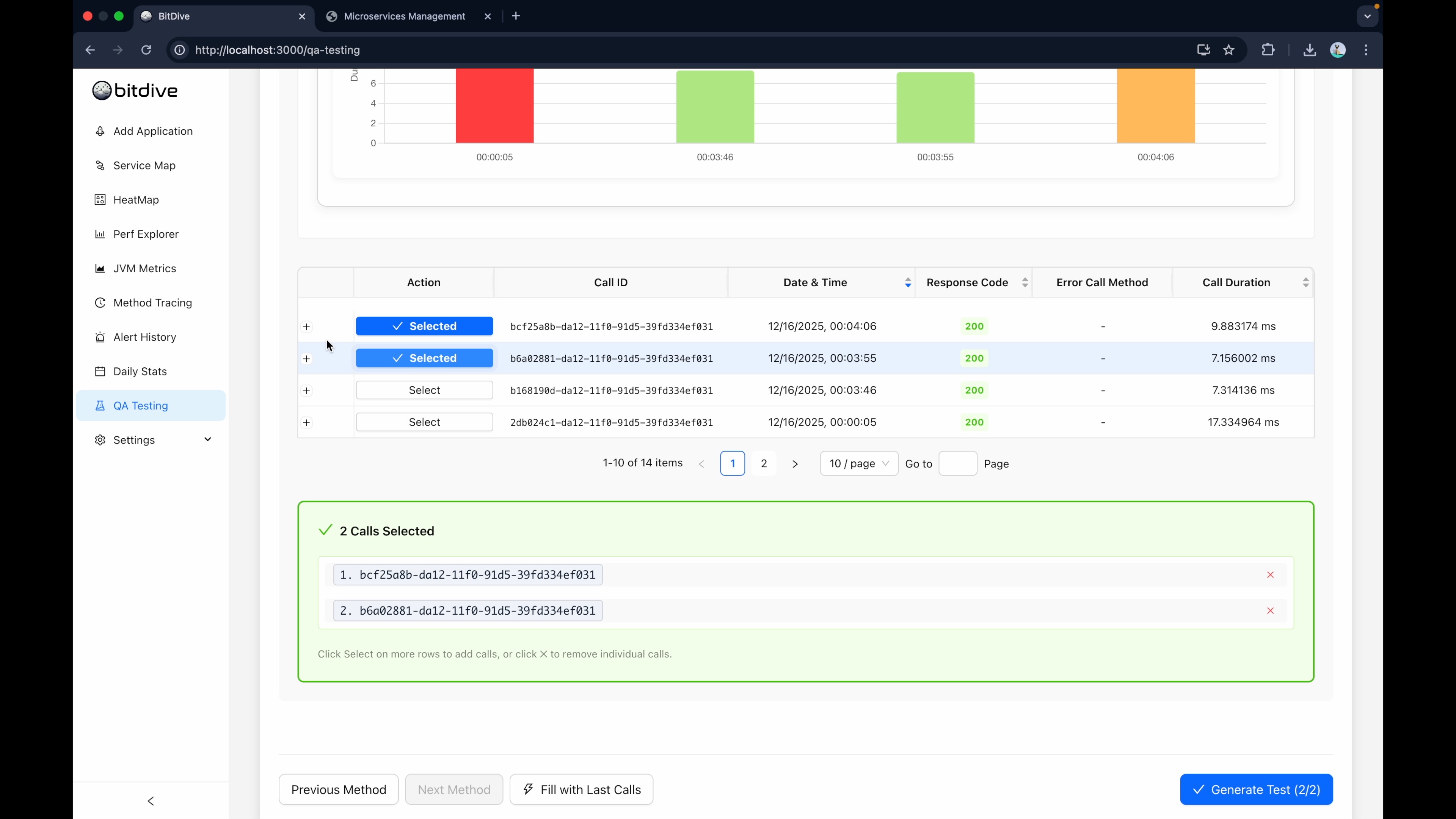 Selecting Captured Java Traces - Choosing specific execution paths to convert into deterministic JUnit tests